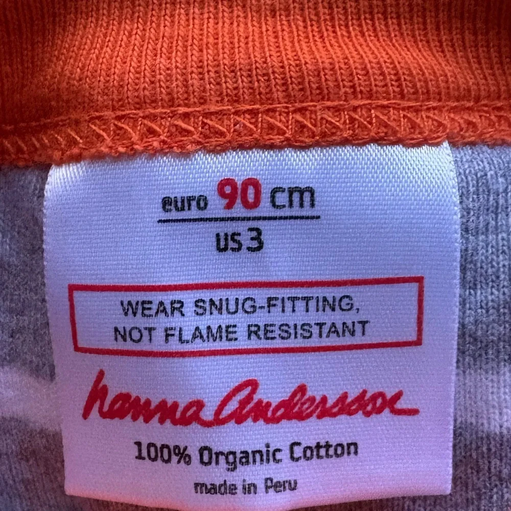 Hanna Andersson Skeleton Glow in the Dark Pajama Set - size 3